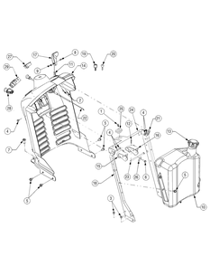 Part Location Diagram of 746-04121 MTD Choke Cable